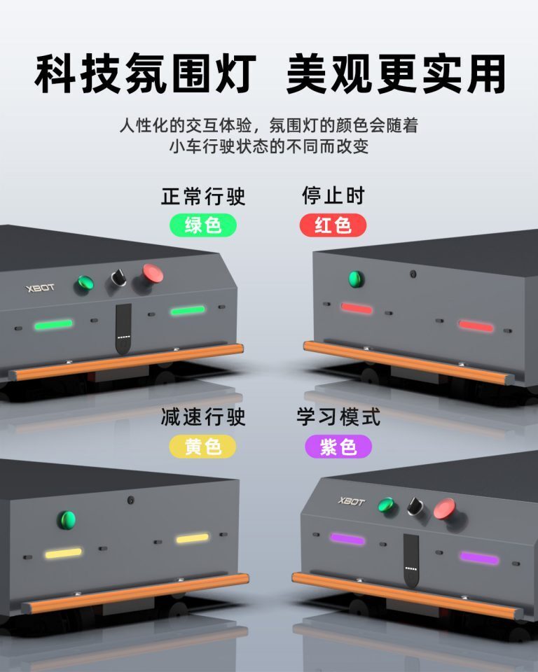 AGV配送機器人信號燈