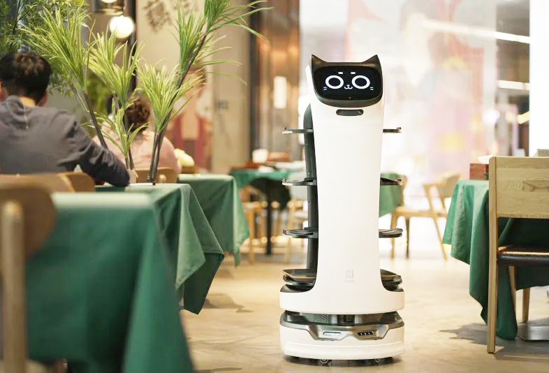 休閑館足道館配送機器人