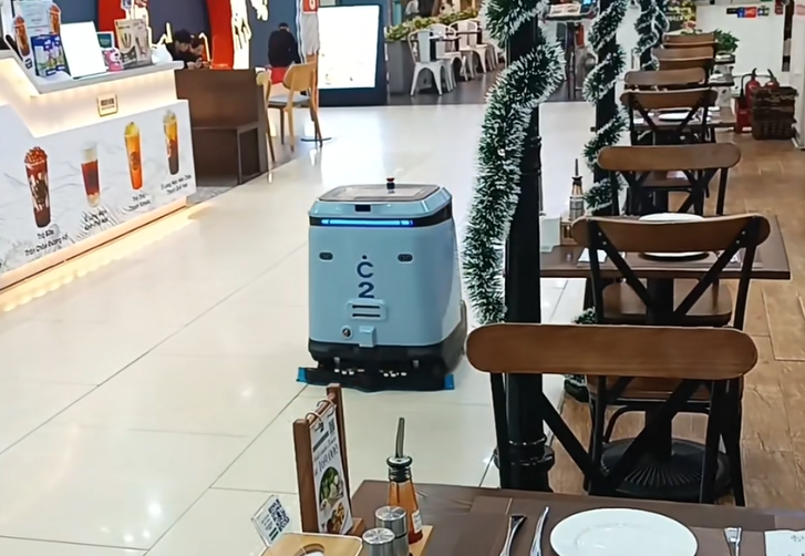 科技館智能清潔機器人